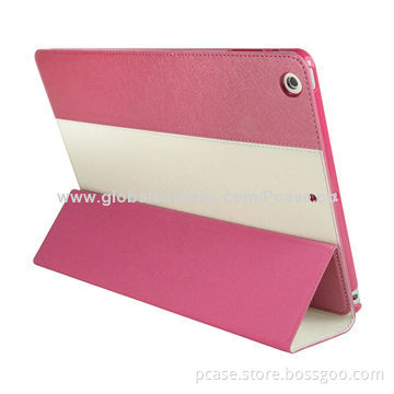 Smart Leather Case for iPad Air with Kickstand and Sleep Functions, Various Colors Available